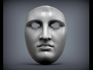 Model cetak topeng Apollo 3d Model Cetak 3D