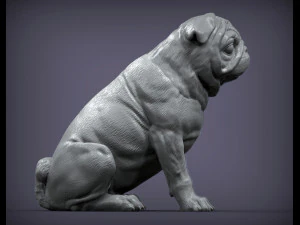 Pug for 3d printing 3d print model 3D Print Model
