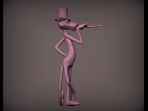Pink panther 3d print model 3D Print Model