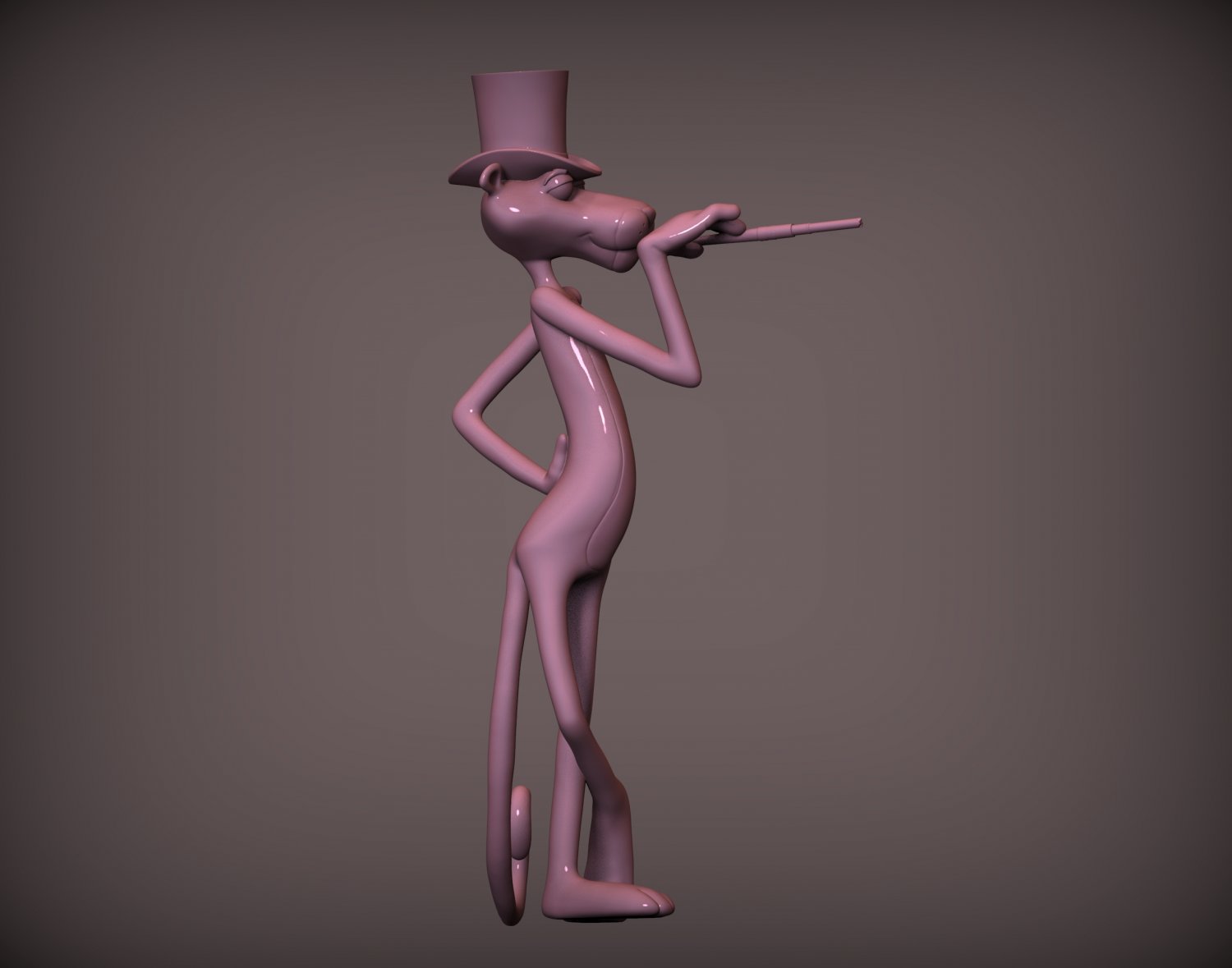 3D file PINK PANTHER AND LITTLE MAN・3D printer design to download・Cults