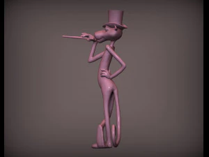Pink panther 3d print model 3D Print Model