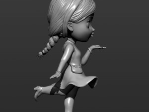Anime girl 3d print model 3D 프린트 모델