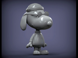 Snoopy 3d print model 3D Print Model