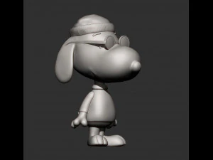 Snoopy 3d print model 3D Print Model