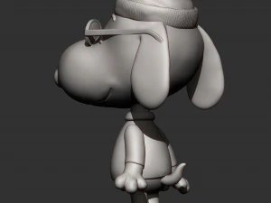 Snoopy 3d print model 3D Print Model