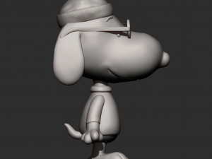 Snoopy 3d print model 3Dプリントモデル