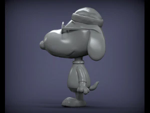 Snoopy 3d print model 3D Print Model