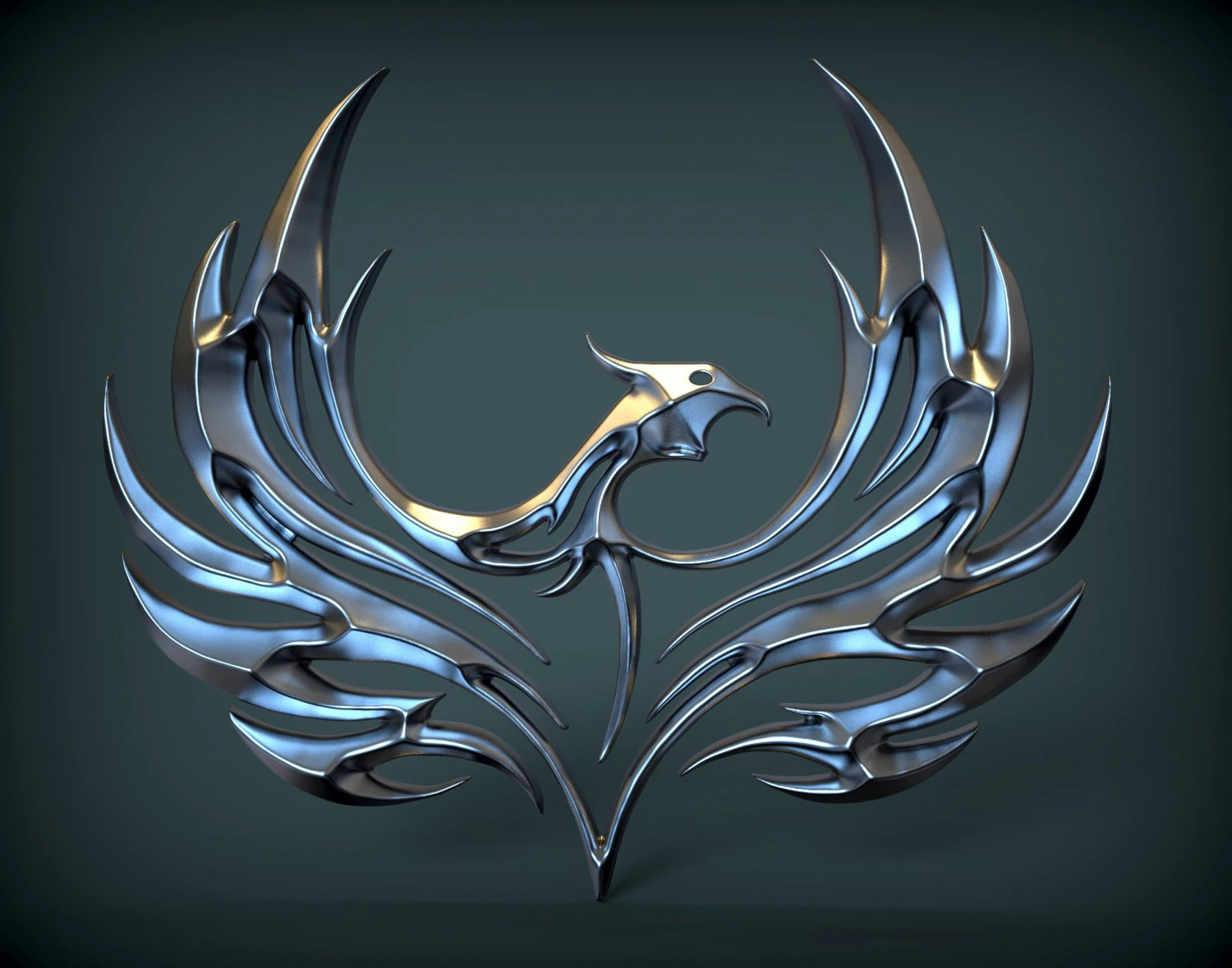 Phoenix 3d print model 3D Print Model .c4d .max .obj .3ds .fbx .stl .blend 