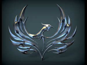 Phoenix 3d print model 3Dプリントモデル