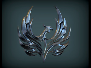 Phoenix 3d print model 3D 打印模型