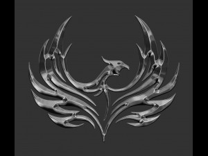 Phoenix 3d print model 3D 打印模型