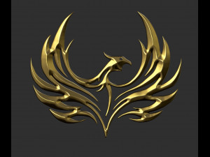 Phoenix 3d print model 3D 打印模型