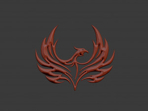 Phoenix 3d print model 3D 打印模型