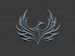 Phoenix 3d print model 3D 打印模型