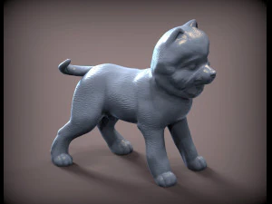 Modello di stampa 3D dello Spitz Modello di stampa 3D