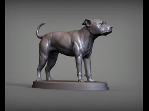 ピットブル 3D プリント モデル 3Dプリントモデル