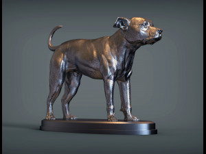Pitbull 3d print model 3D Принт Модель