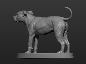 Pitbull 3d print model 3D Принт Модель