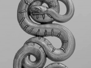 Snake 3d print model 3D 프린트 모델