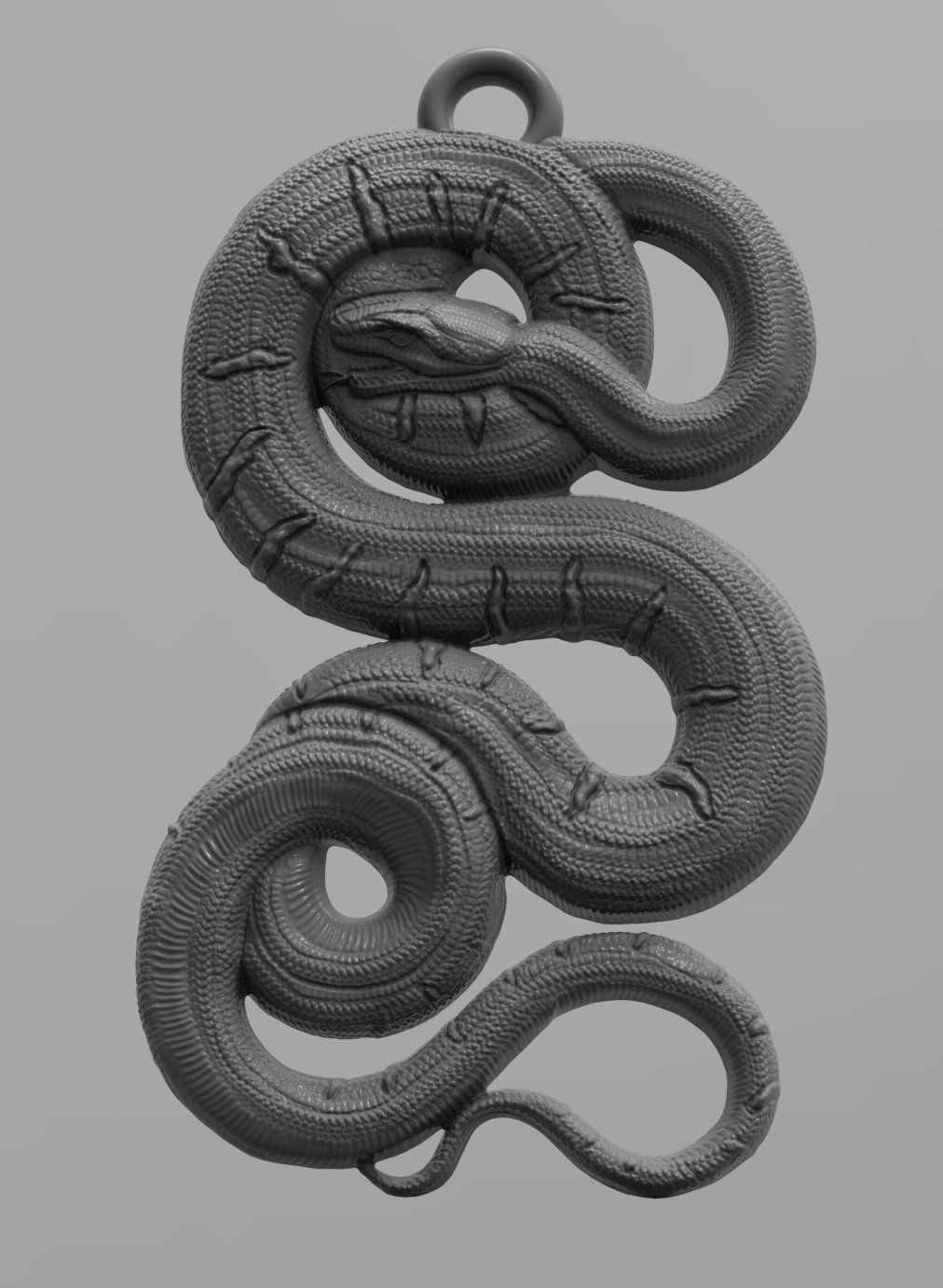 Free STL file snake 3d model 🐍・3D printable model to download・Cults