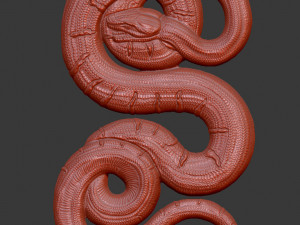 Snake 3d print model Modèles 3D en vedette
