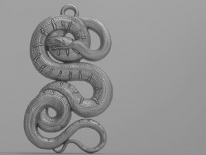 Snake 3d print model Modèles 3D en vedette