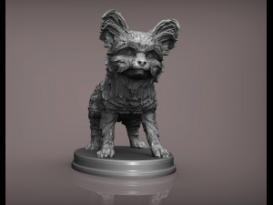 Yorkshire terrier 3d print model 3D प्रिंट मॉडल