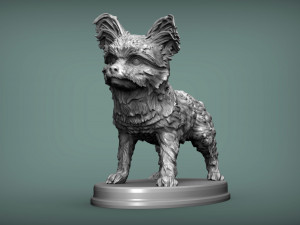 Yorkshire terrier 3d print model 3D प्रिंट मॉडल