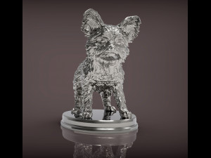 Yorkshire terrier 3d print model 3D प्रिंट मॉडल