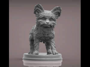 Yorkshire terrier 3d print model 3D प्रिंट मॉडल