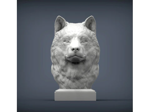 Malamute do Alasca Modelo de Impressão 3D