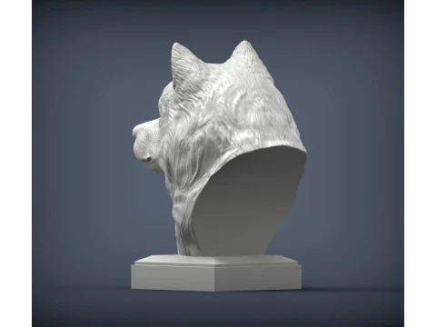 アラスカンマラミュート 3Dプリントモデル