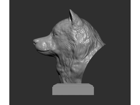 Alaskan Malamute Model do druku 3D