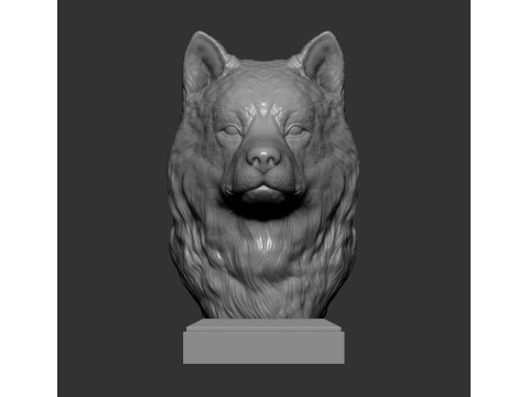 Alaskan Malamute Model do druku 3D
