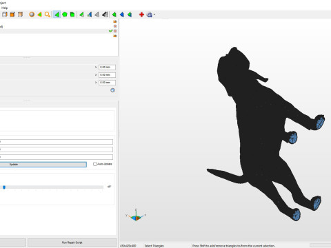 BLOODHOUND 3D प्रिंट मॉडल