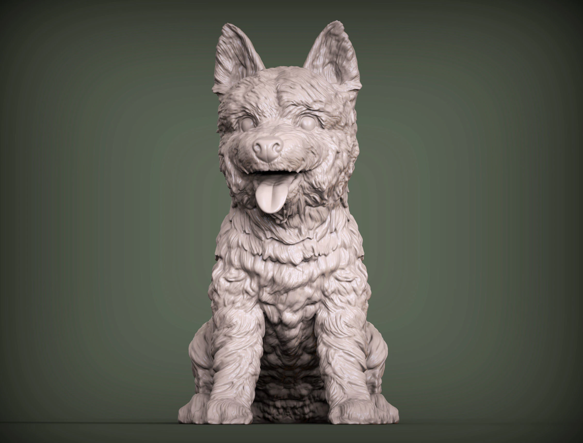 Cairn terrier 3D Print Model .c4d .max .obj .3ds .fbx .stl .blend 