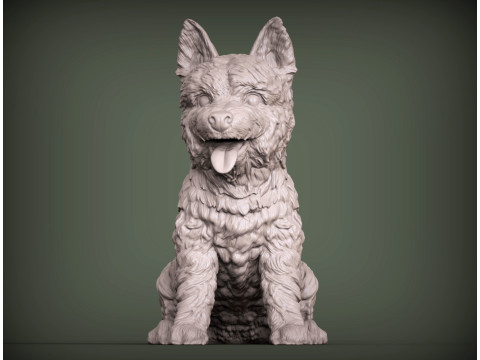 Cairn terrier 3Dプリントモデル