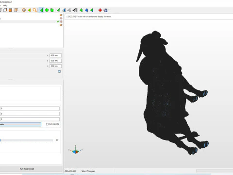 Gyr Bull 3D Print Model