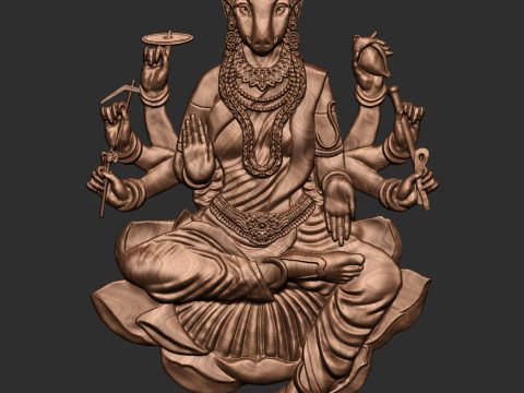 Goddess Varahi 3D 프린트 모델