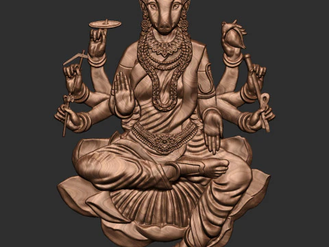 Dea Varahi Modello di stampa 3D