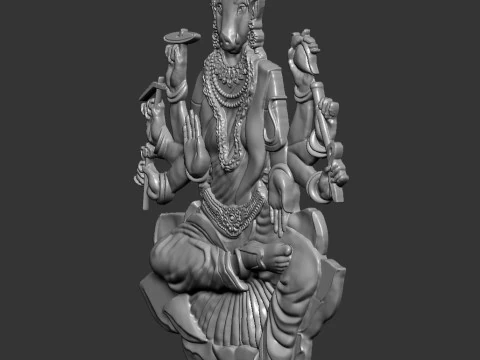 Dea Varahi Modello di stampa 3D