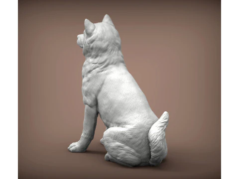 Shiba inu 3D Print Model
