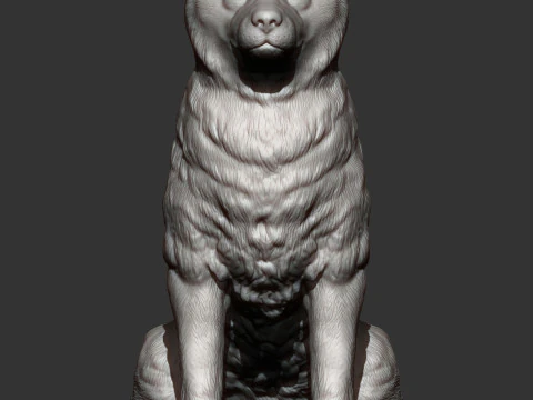 Shiba inu 3D Print Model