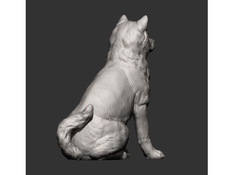 Shiba inu 3Dプリントモデル
