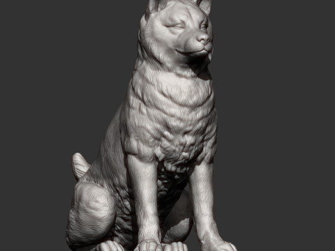 Shiba inu 3Dプリントモデル