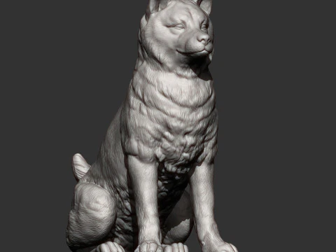 Shiba inu 3D Print Model