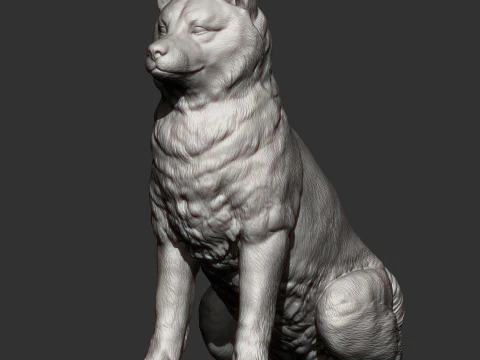 Shiba inu 3D Print Model