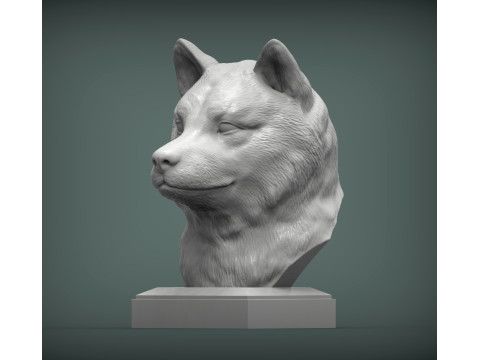 Shiba inu 3Dプリントモデル