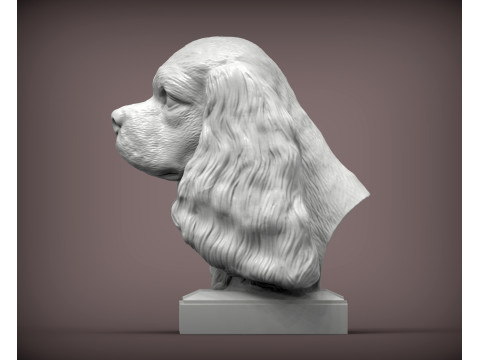 Spaniel cavalier king charles 3D Принт Модель