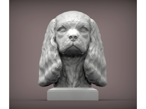 Spaniel cavalier king charles 3D Принт Модель